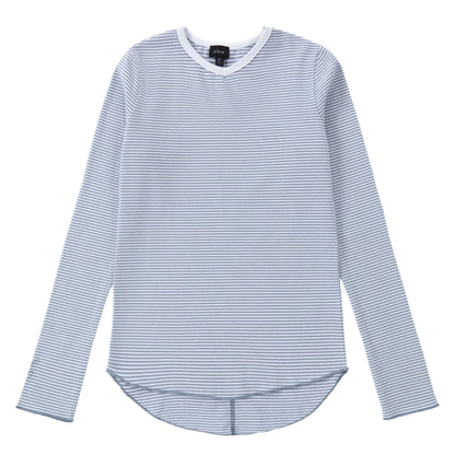 Eleve Blue &amp; White Striped T-Shirt