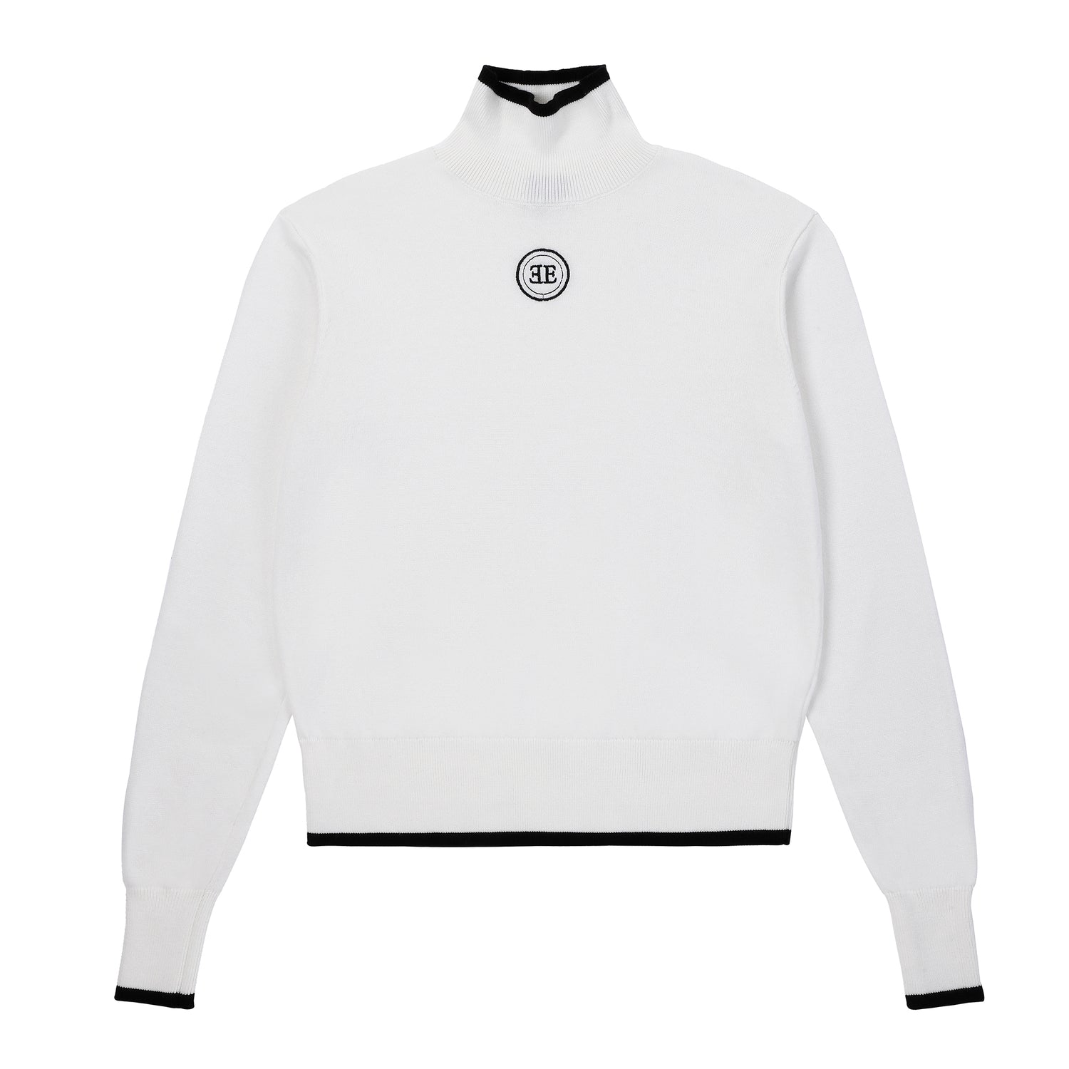 Eleve Teens Ivory Knit MockNeck