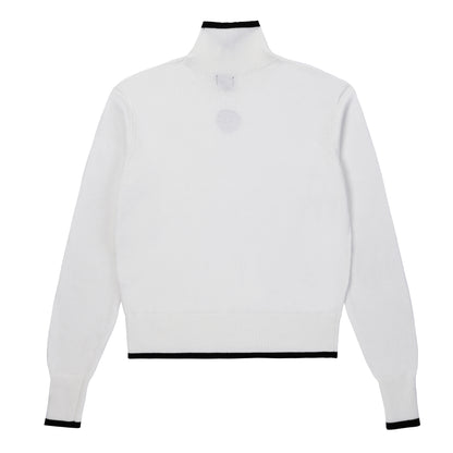Eleve Teens Ivory Knit MockNeck