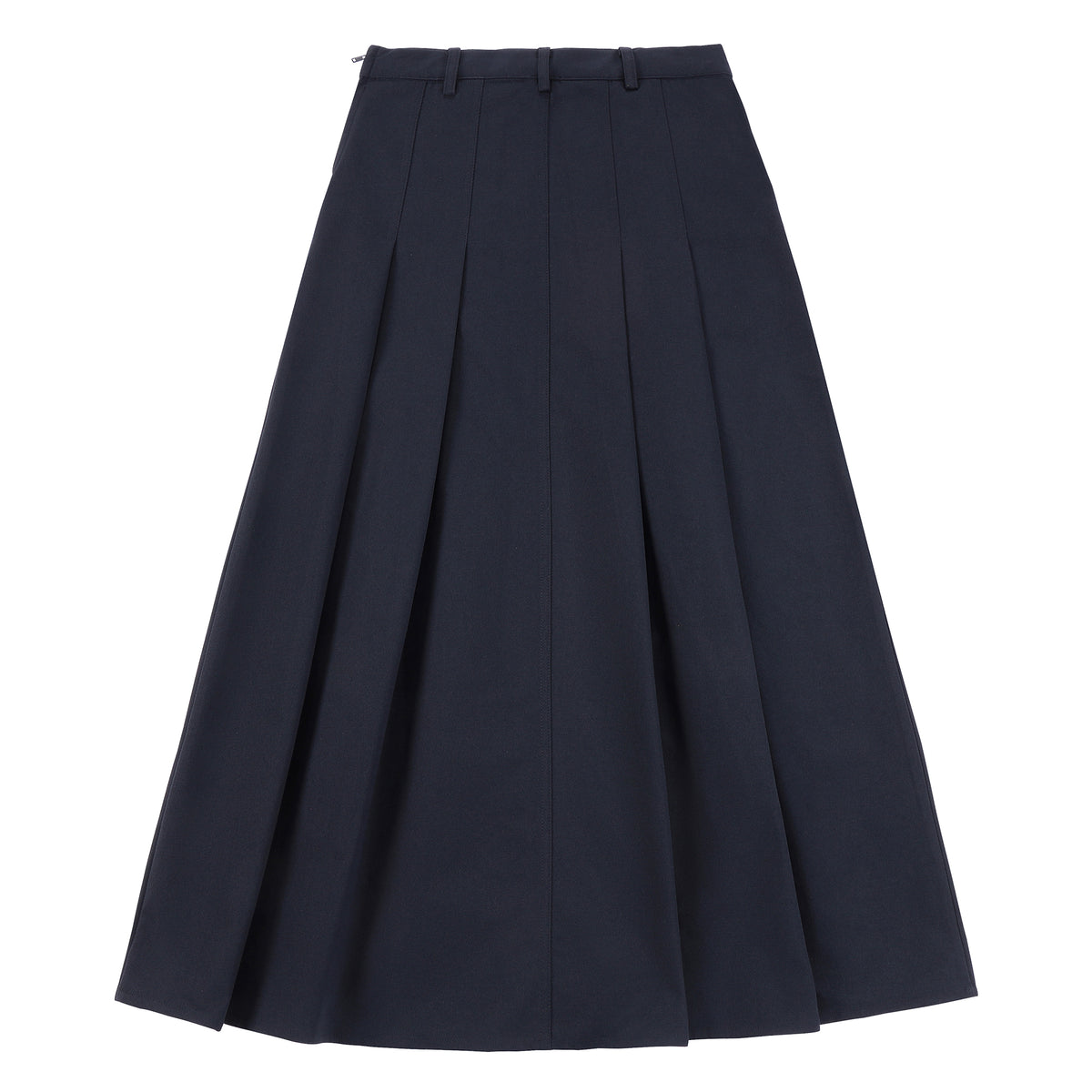 Eleve Teens Blue Thick Pleated Short Skirt