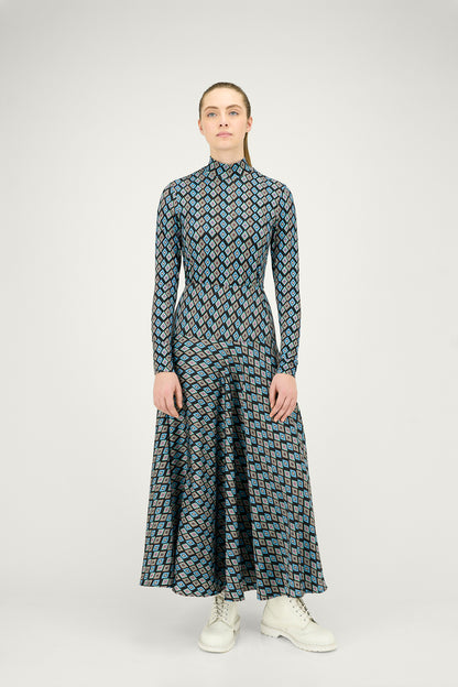 Elle Oh Elle Teens Colette Skirt with Colored Shapes