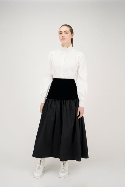 Elle Oh Elle Teens Black with Velvet Veronica Skirt