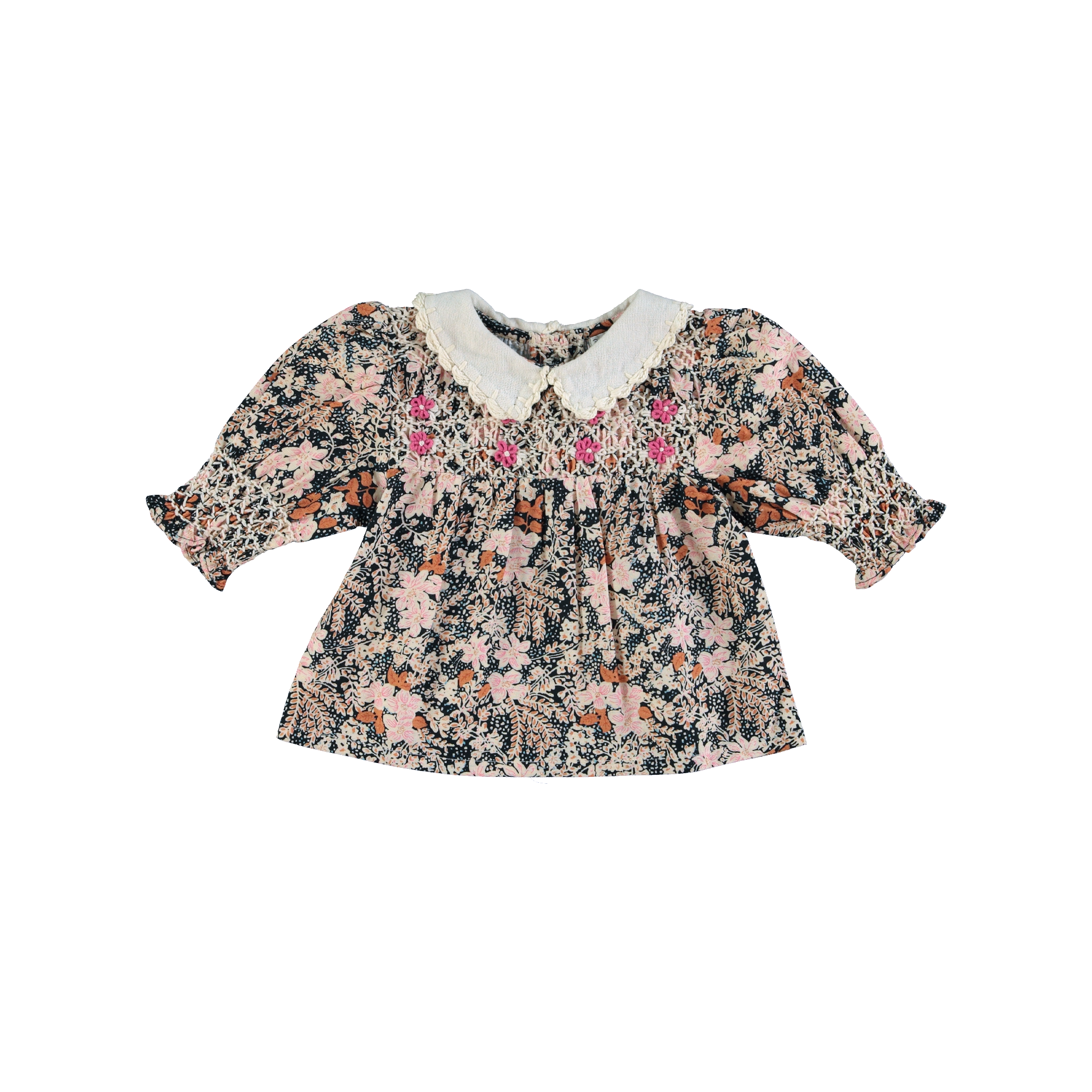Bebe Organic Elora Special Baby Blouse Fall Blooms