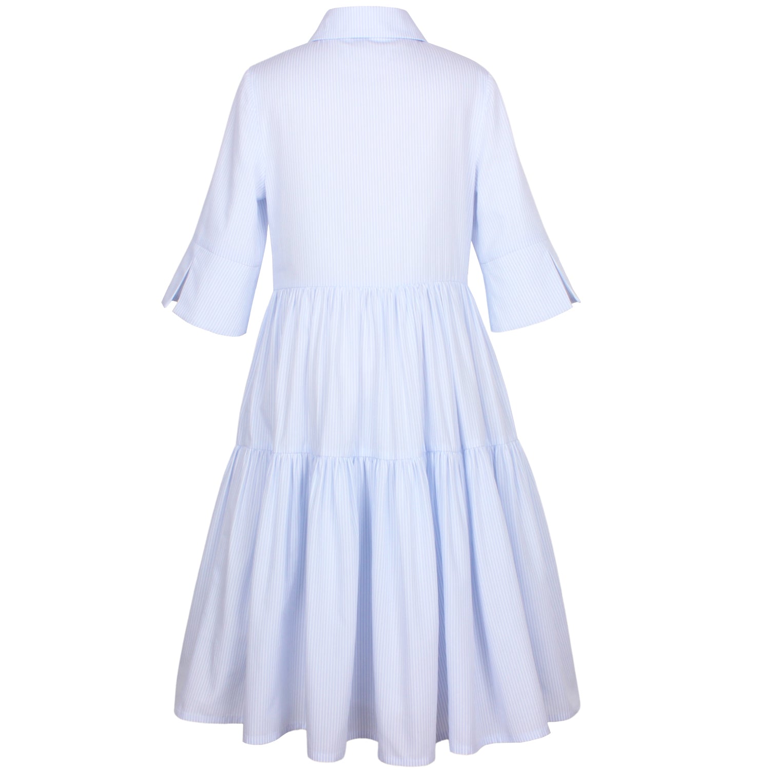 Jessie and James Sky Blue Pinstripe Era Dress
