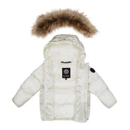 Ellabee Beige with Natural Fur Coat