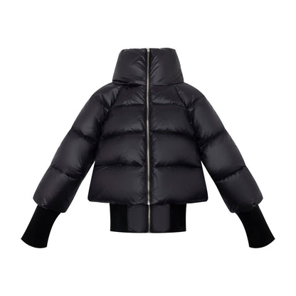 Ellabee Teen Black Darcy Double Zipper Bomber Coat