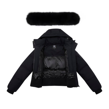 Ellabee Black Valentine Premium Down Bomber