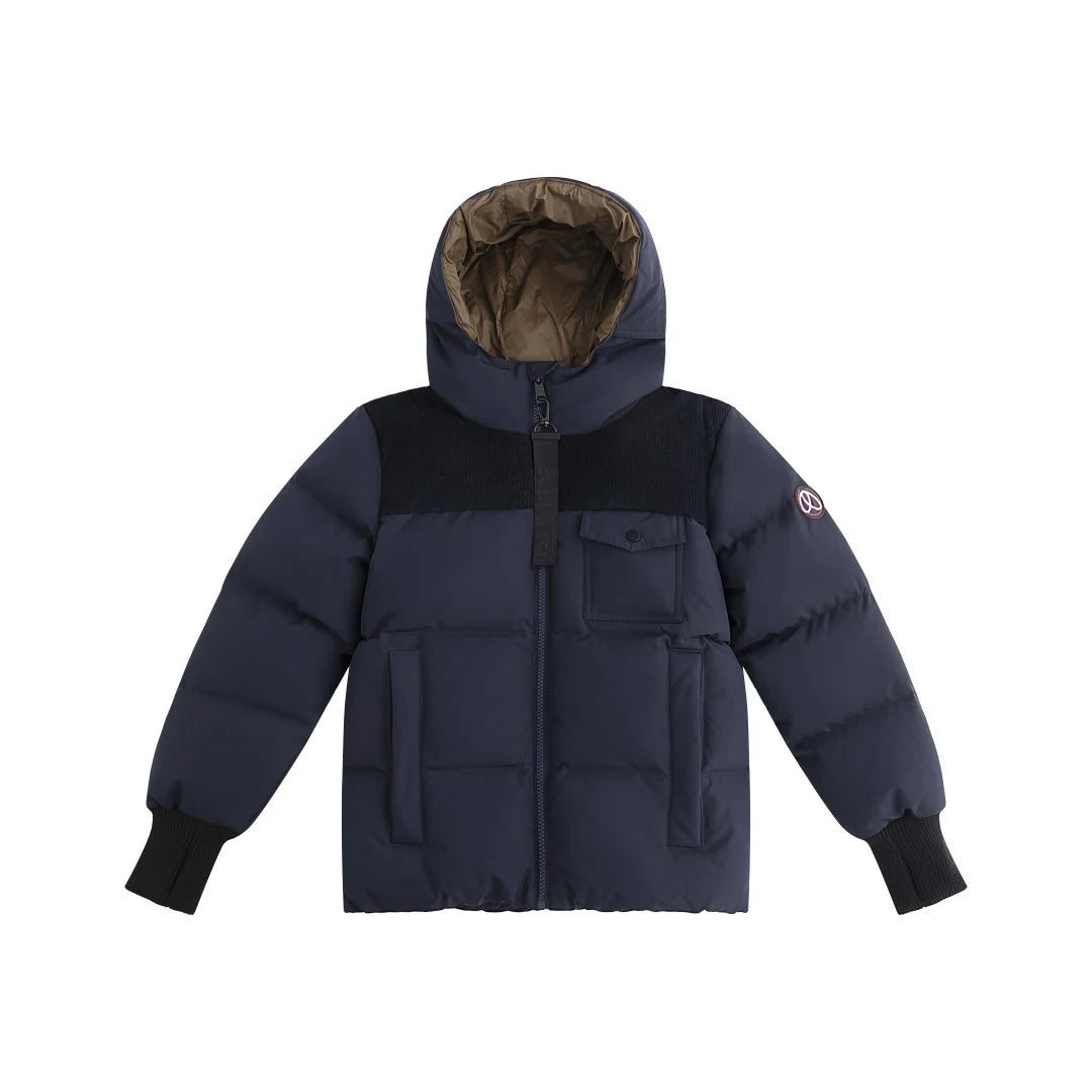 Ellabee Navy/Corduroy Olive Lining Olivier Down Jacket
