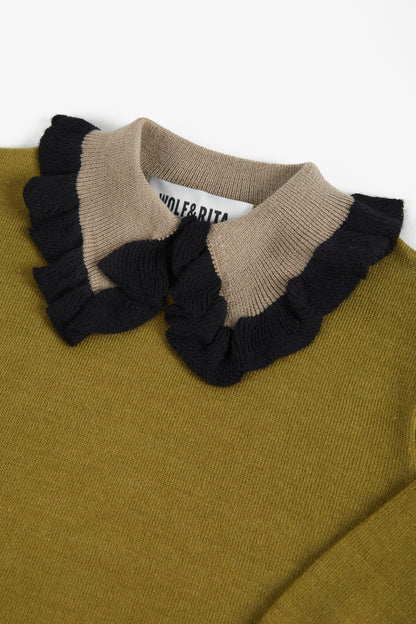 Wolf &amp; Rita Florinda Olive Sweater