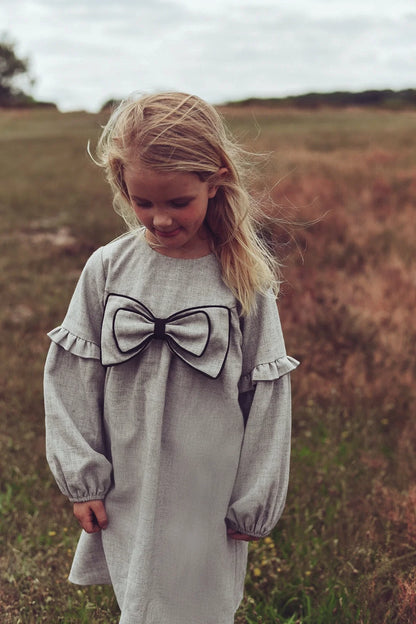 LRDM Girls Grey Elle Dress