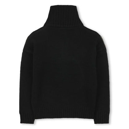 Hugo Black Half Zip Sweatshirt
