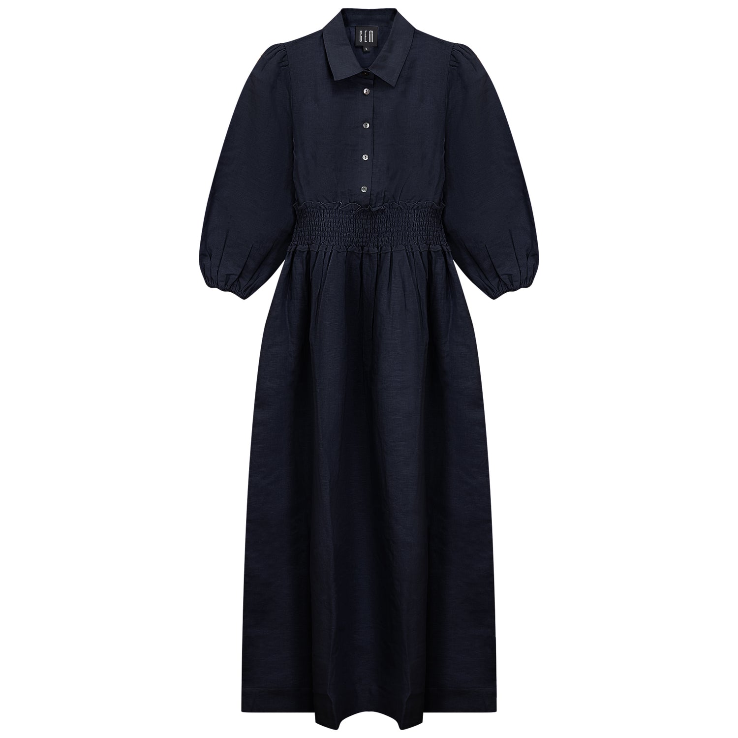 Gem Navy Shirt Dress