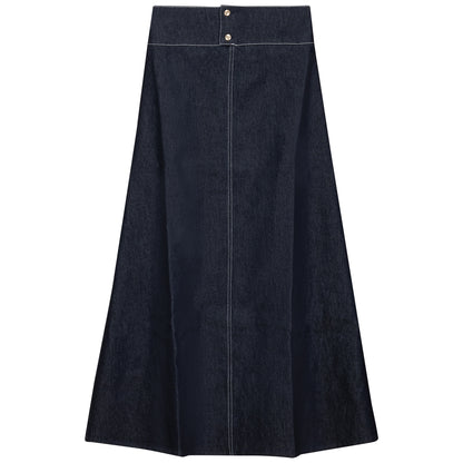 Gem Denim Topstitches Skirt