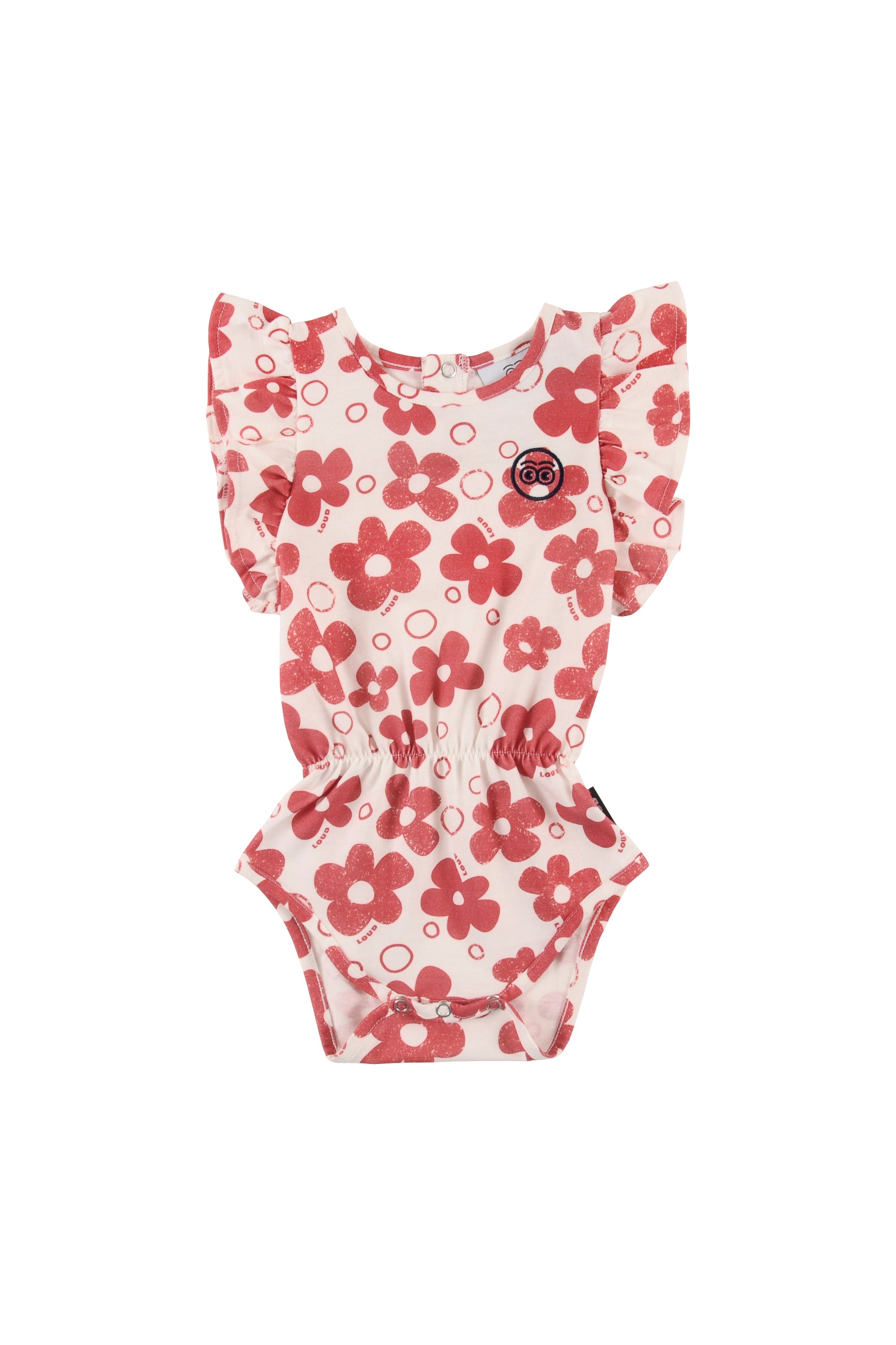 Loud Ruffle Baby Girl Romper
