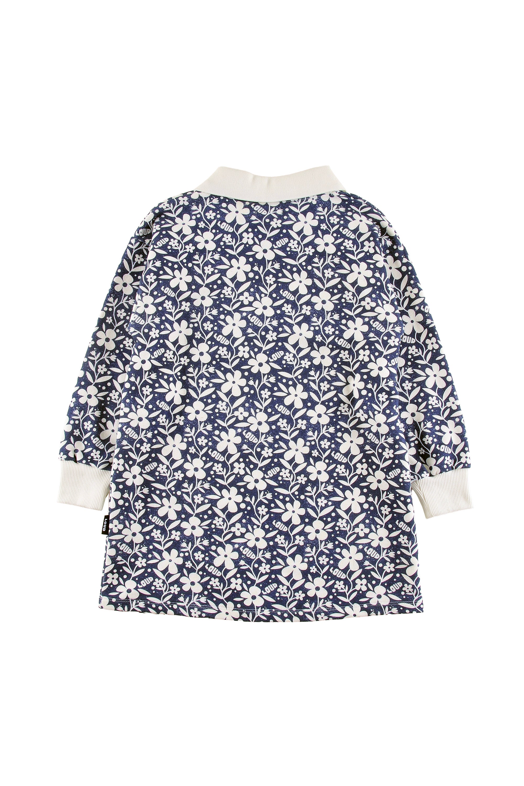 Loud Girls Alps Flower AOP Polo Dress