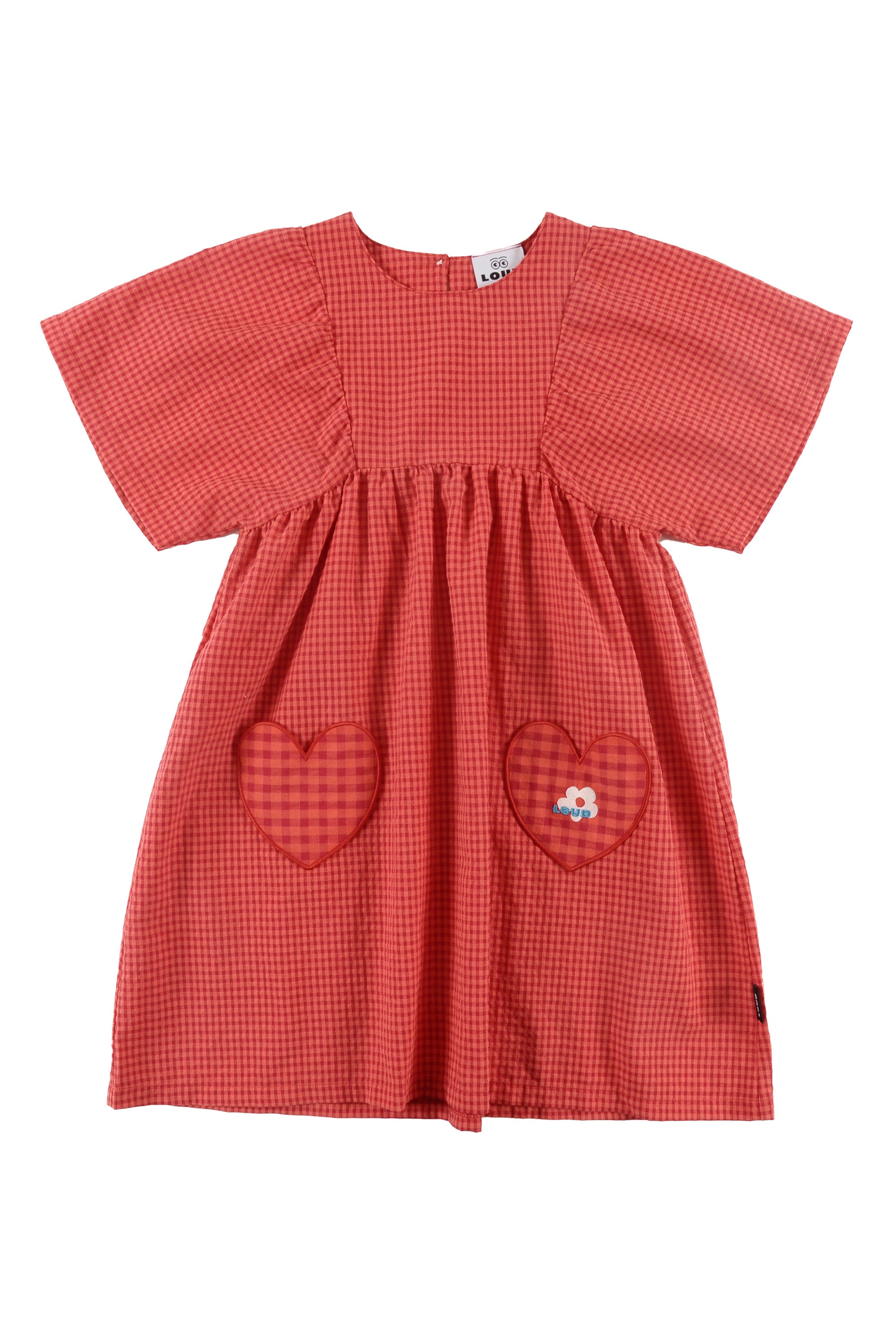Loud Heart Pocket with Flower Summer Dress