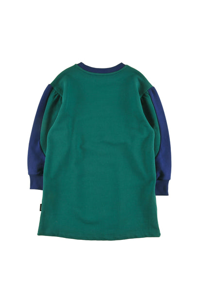 Loud Girls Refuge Green Navy Dress