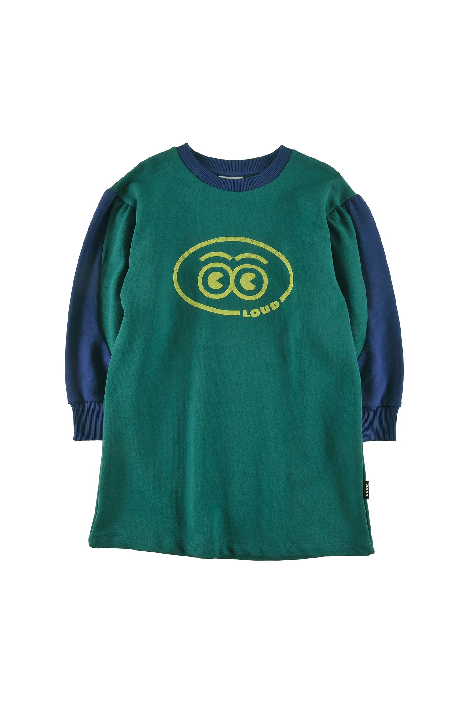 Loud Girls Refuge Green Navy Dress