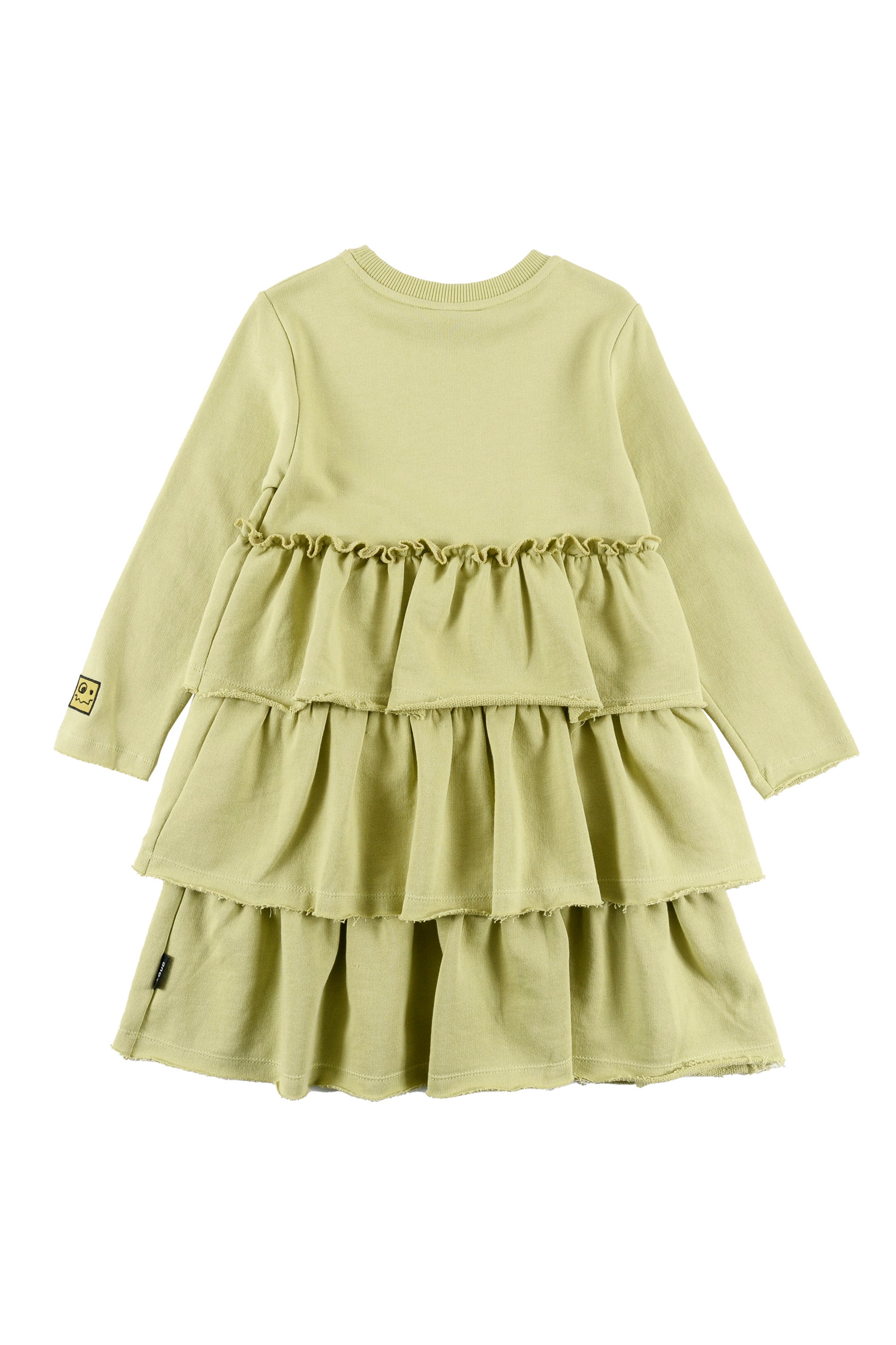 Loud Apparel Olive Ruffle Love Dress