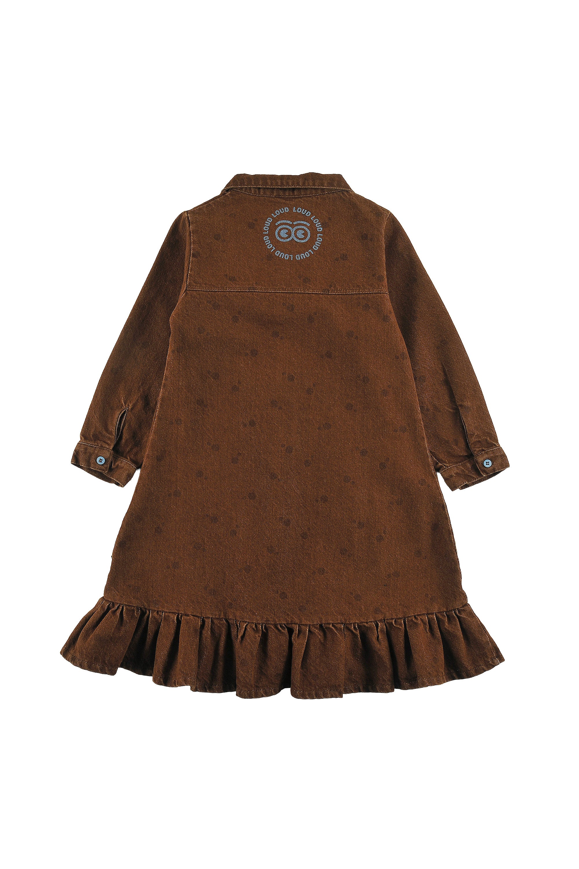 Loud Girls Speed Choco Polkadot Dress