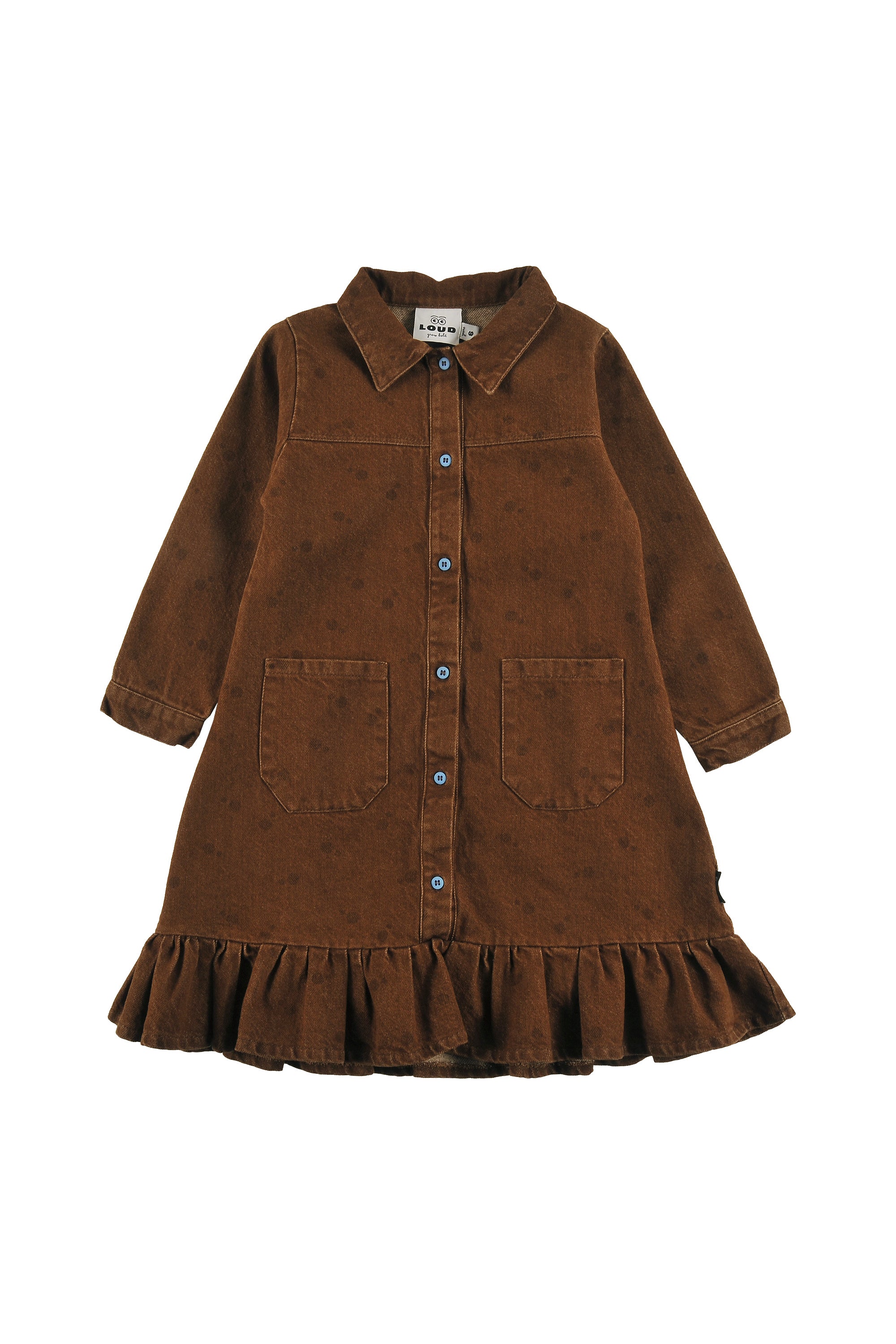 Loud Girls Speed Choco Polkadot Dress