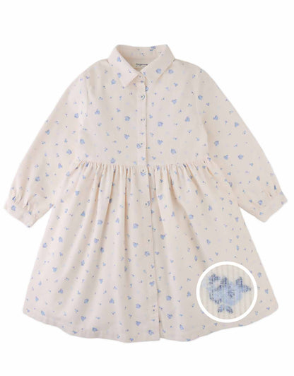 Gingersnaps Girls Off-White Cornelia Shirt Dress