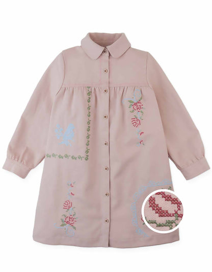 Gingersnaps Girls Pink Minerva Shift Dress