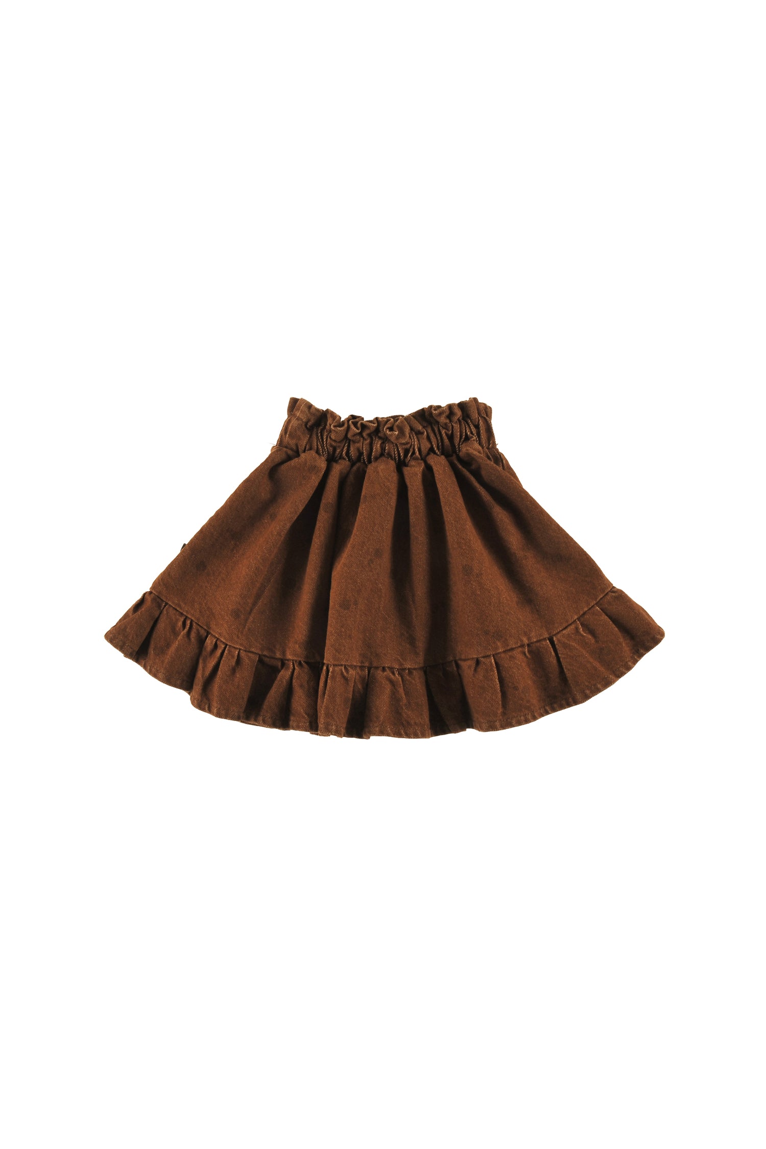 Loud Girls Alpine Choco Polkadot Mini Skirt