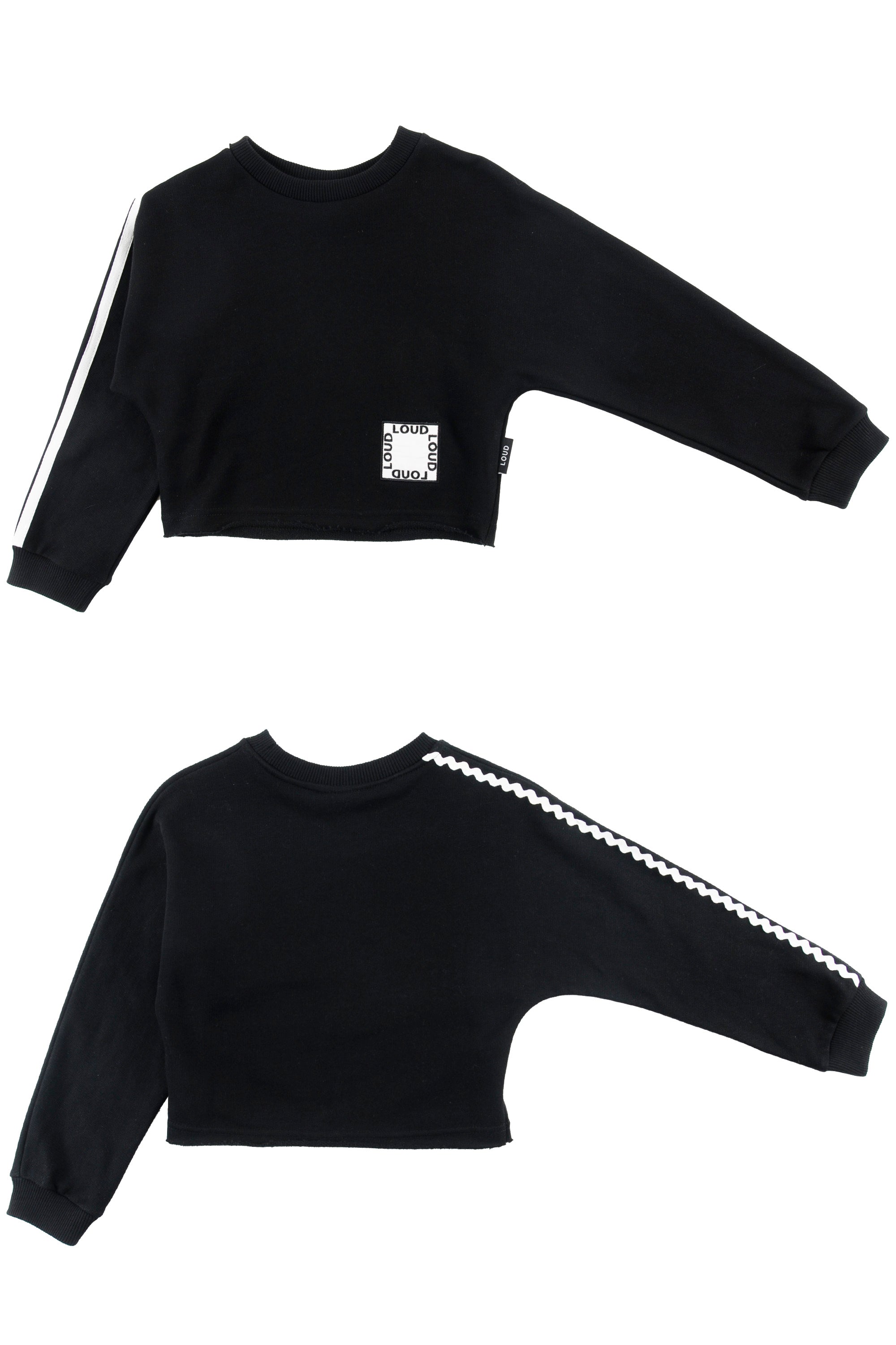 Loud Apparel Black Batwing Lush Sweatshirt