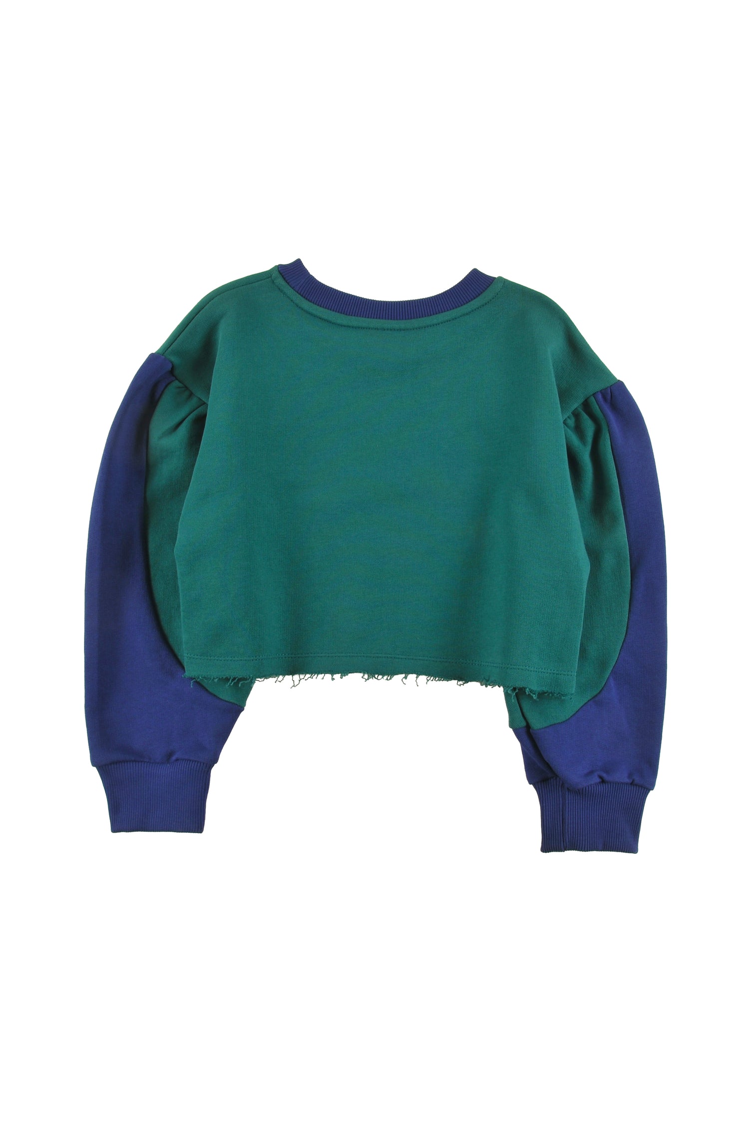 Loud Girls Spa Green Navy Sweater