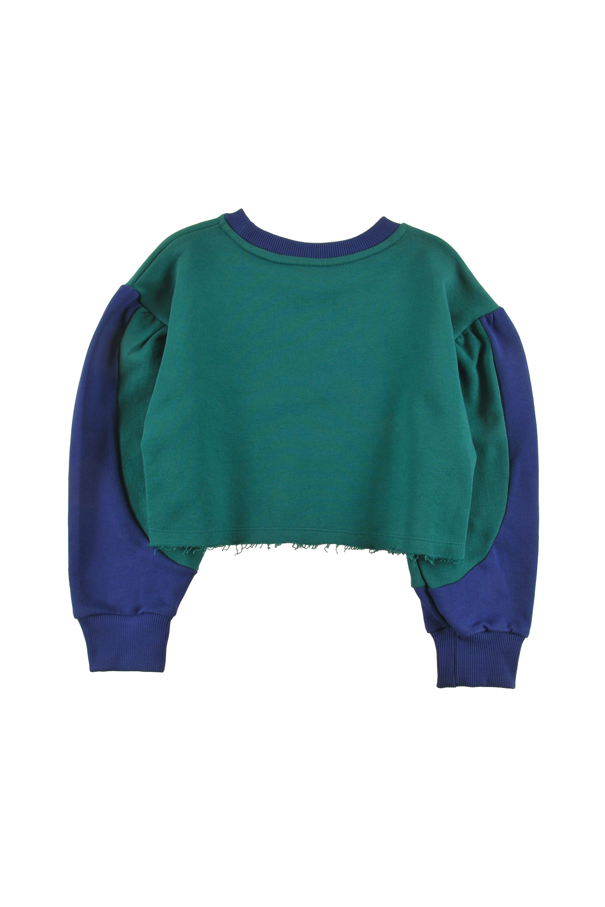 Loud Girls Spa Green Navy Sweater