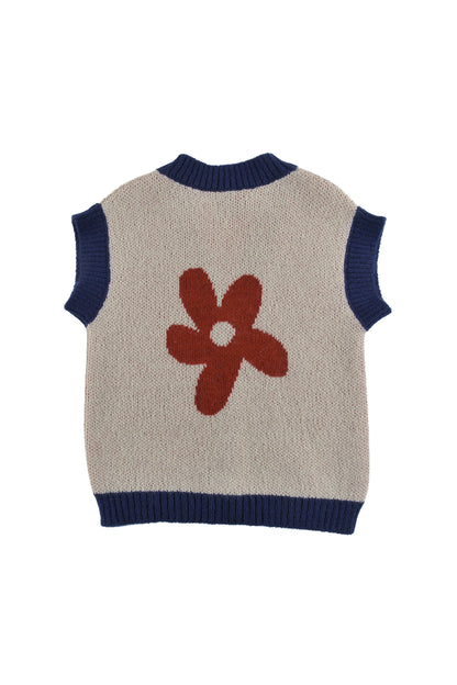 Loud Girls Chamonix Sand Red Navy Vest
