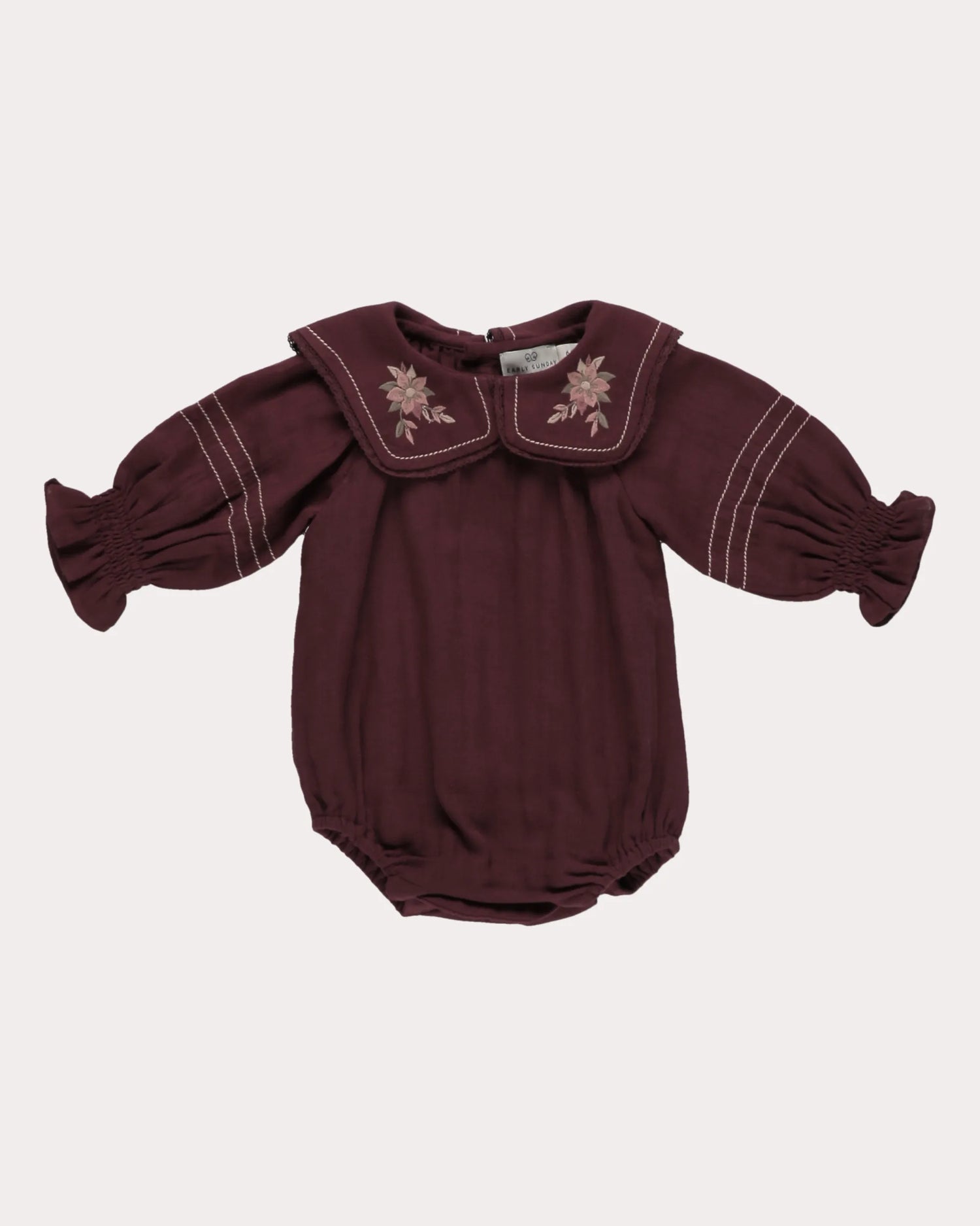 Early Sunday Baby Plum Gladys Bubble Romper 2
