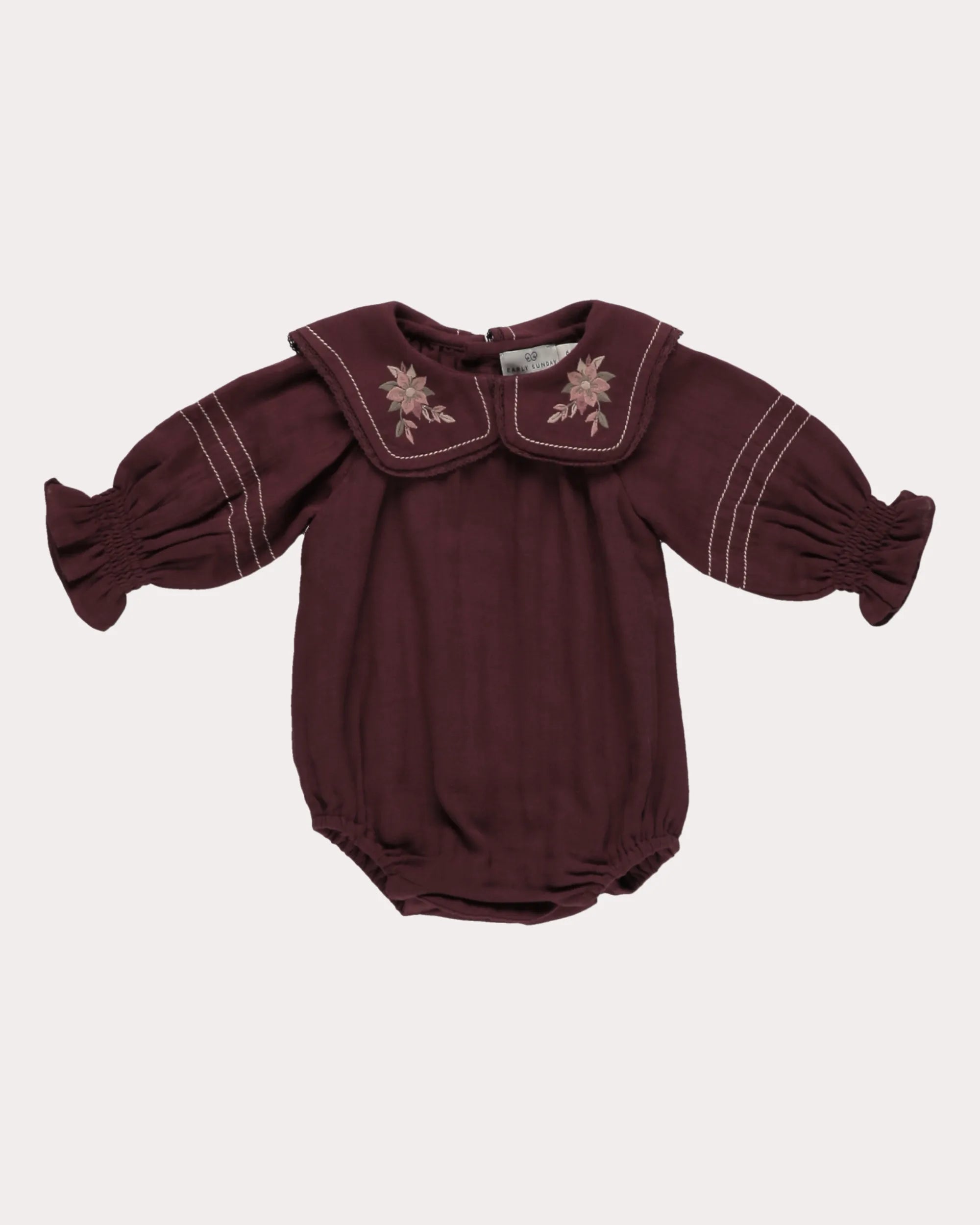 Early Sunday Baby Plum Gladys Bubble Romper 2