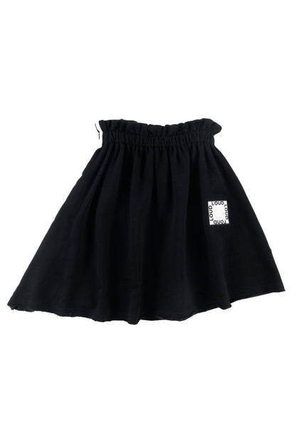 Loud Apparel Black Asymetric Dream Skirt