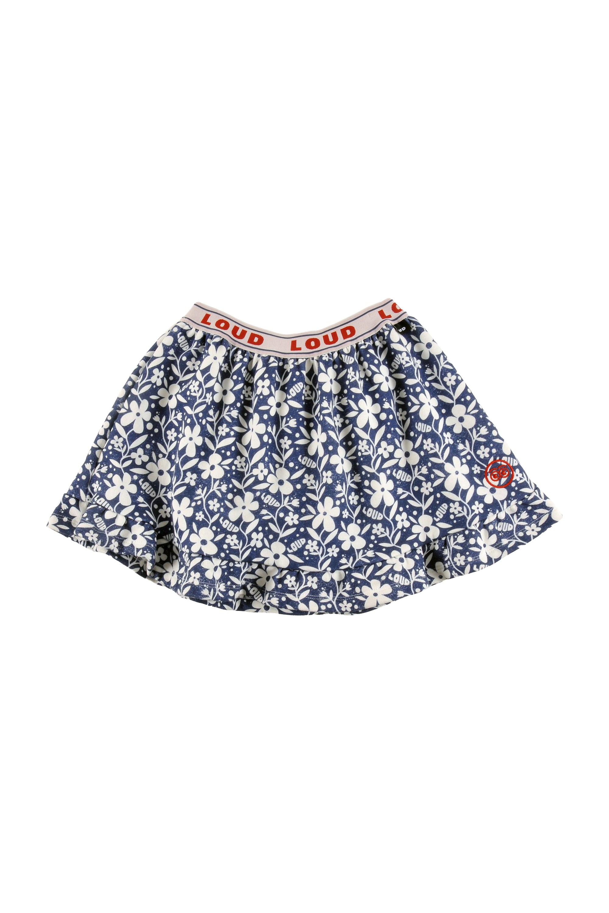 Loud Girls Lodge Flower AOP Mini Skirt