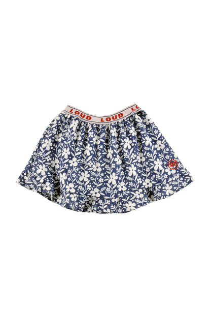 Loud Girls Lodge Flower AOP Mini Skirt