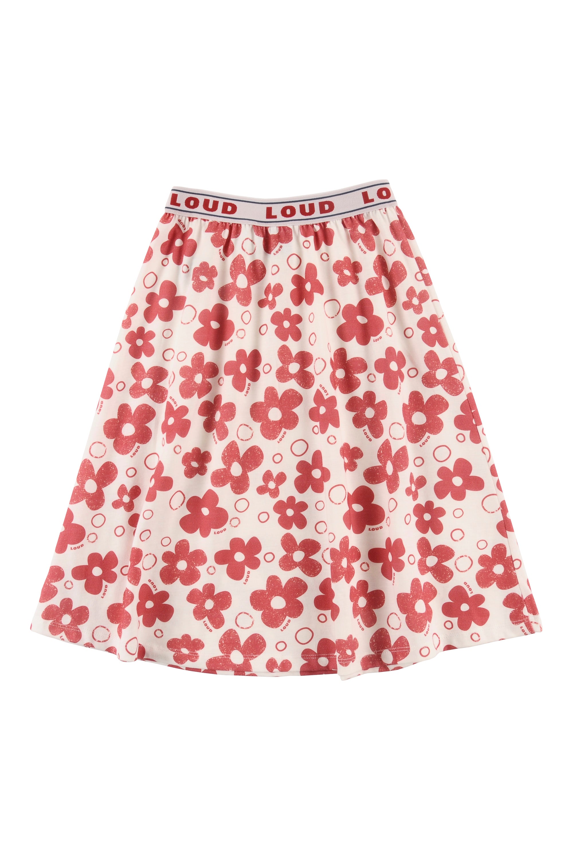 Loud Flower Midi Skirt