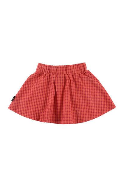 Loud Heart Pocket with Flower Mini Skirt