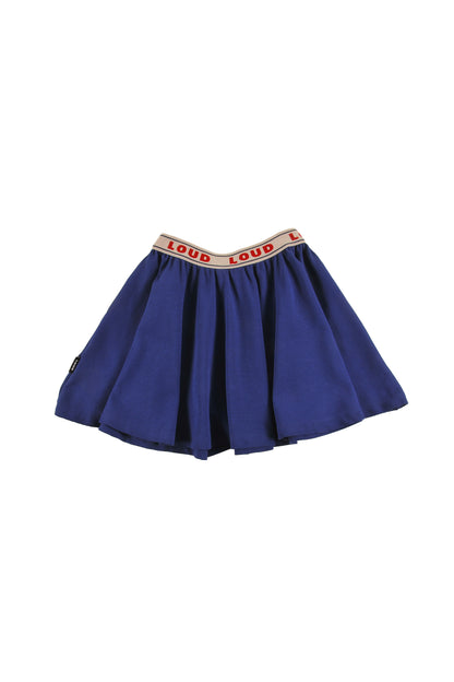 Loud Girls Flakes Blue Navy Mini Skirt