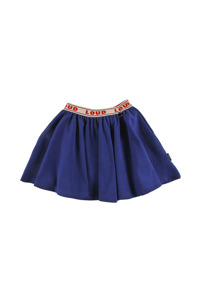 Loud Girls Flakes Blue Navy Mini Skirt