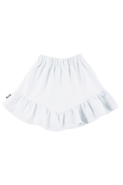 Loud Contrast Print Stripes Mini Skirt