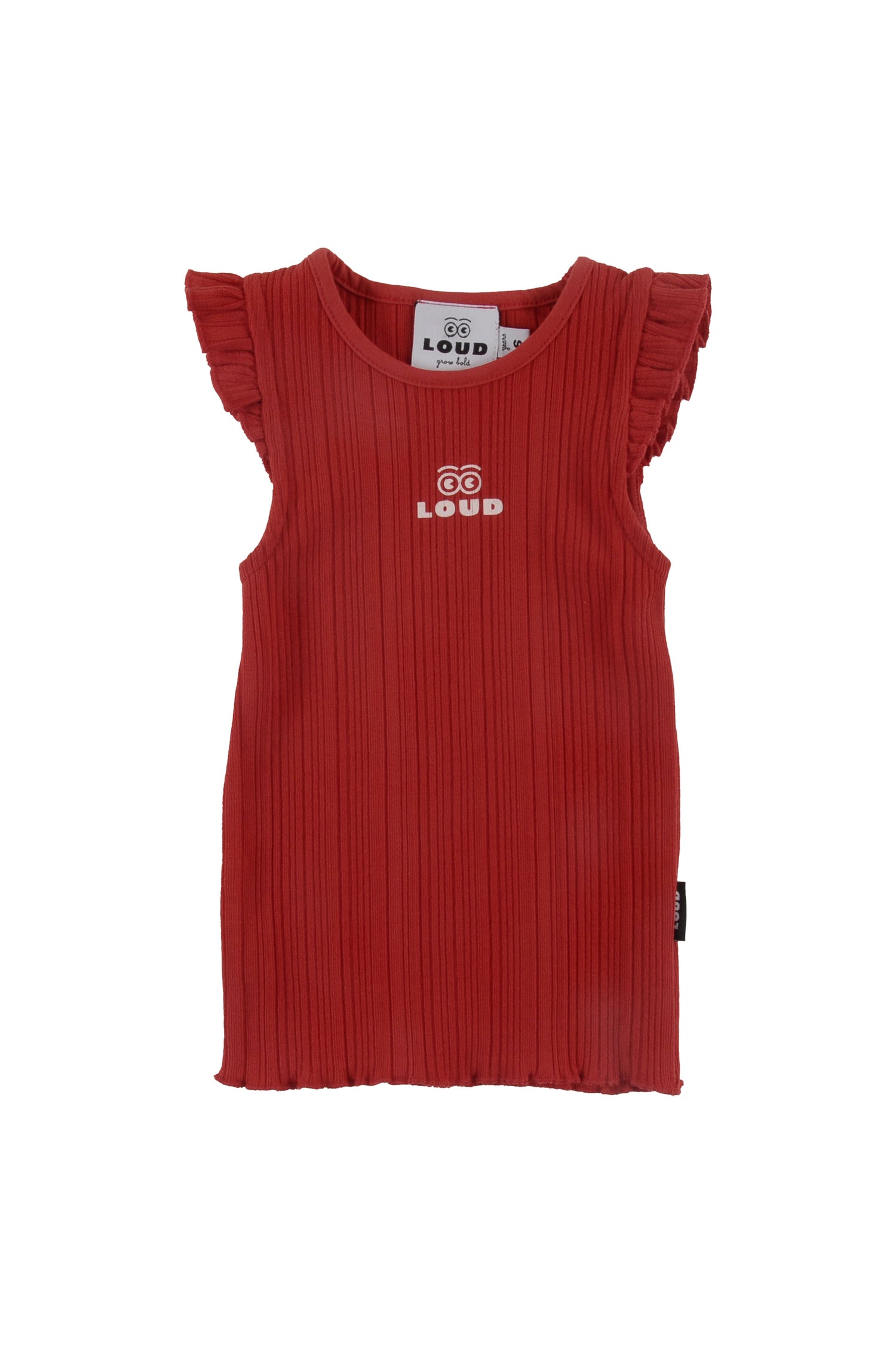 Loud Eyes Red Logo Top