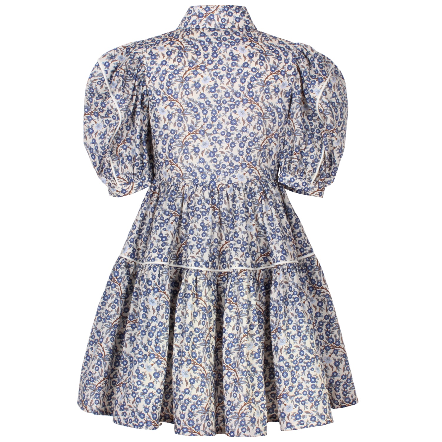 Jessie and James Ditsy Blue Glistening Dress – Once Child and Teen
