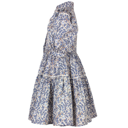 Jessie and James Ditsy Blue Glistening Dress