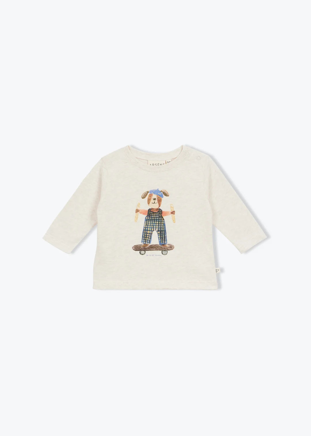 Arsene Baby Heather Sand Skate T-Shirt