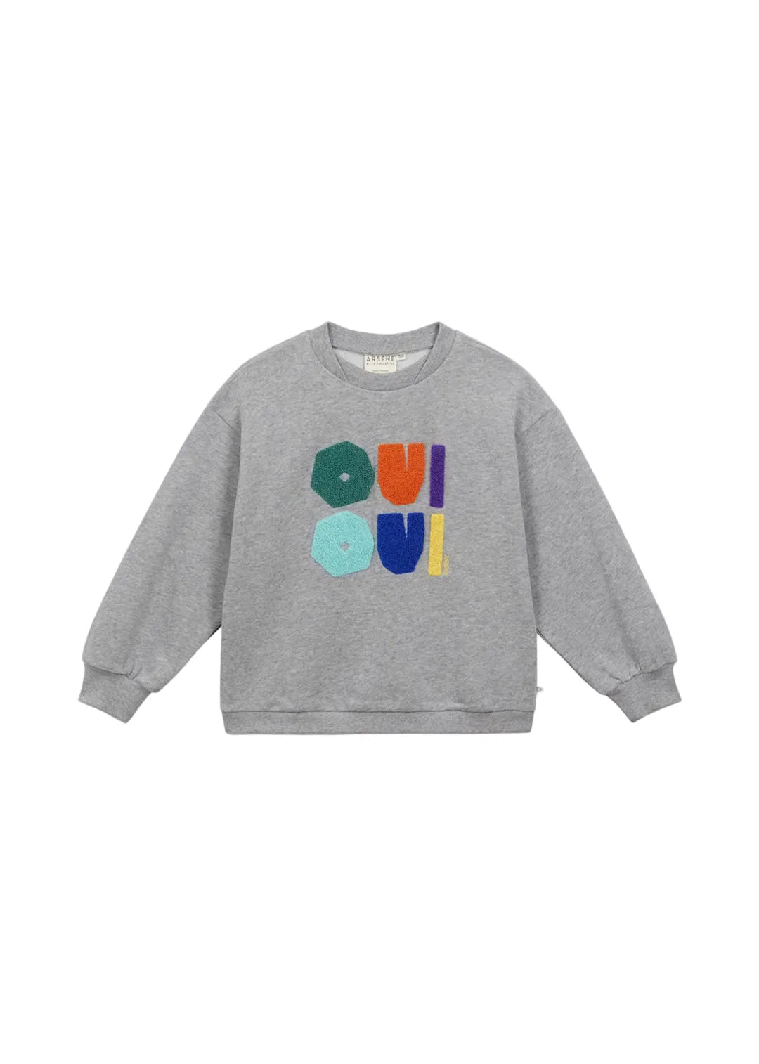 Arsene Boys Heather Gray Oui Oui Sweatshirt