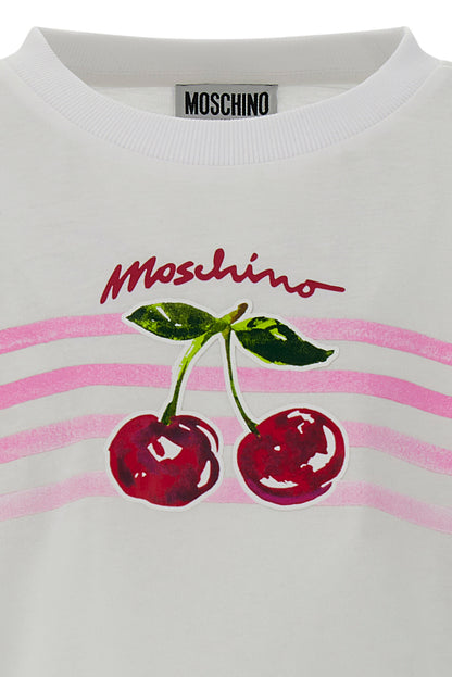 Moschino Blanco Ottico T-Shirt