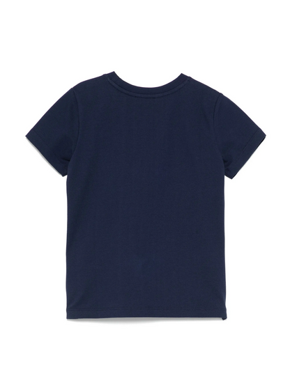Moschino Pique Tee with Bear Circus Print