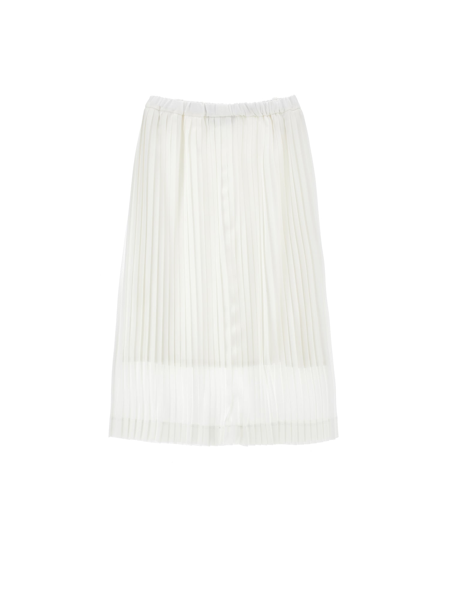 Philosophy White Pleated Skirt